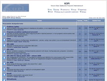 Tablet Screenshot of forum.kopi.edu.pl